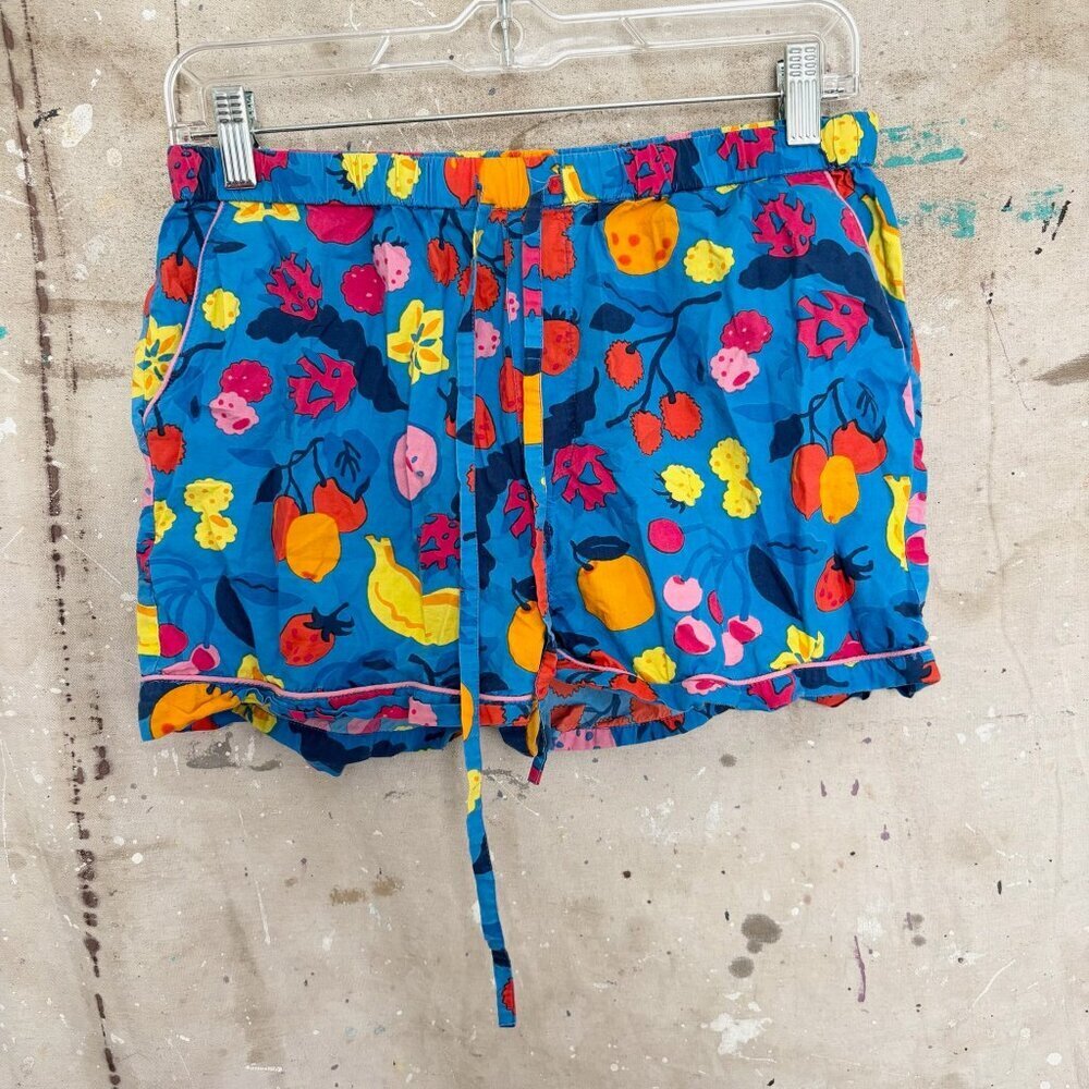 Printfresh Smoothie Time Short Sleeve Pajama Set, Tropical Blue - Picture 6 of 8